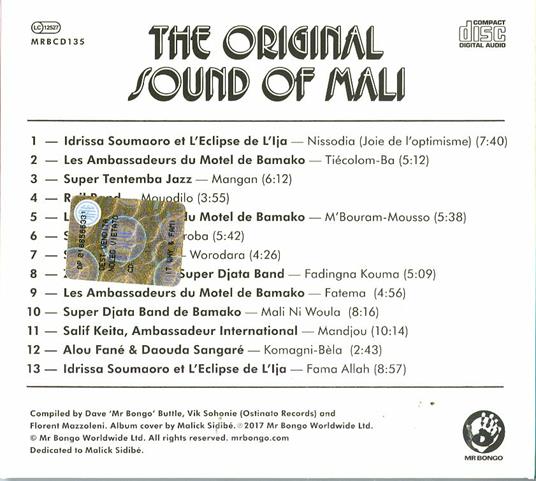 Original Sound of Mali - CD Audio - 2