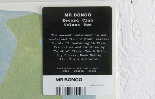 Mr Bongo Record Club2 - Vinile LP