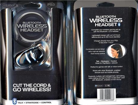 PS3 Bluetooth Headset - DATEL - 2