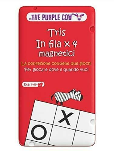 Purple Cow- Tris. in Fila x 4 magnetici Gioco, 7290016026849