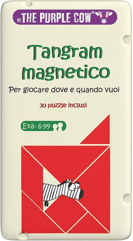 Purple Cow- Tangram Magnetico Gioco, 7290018133019