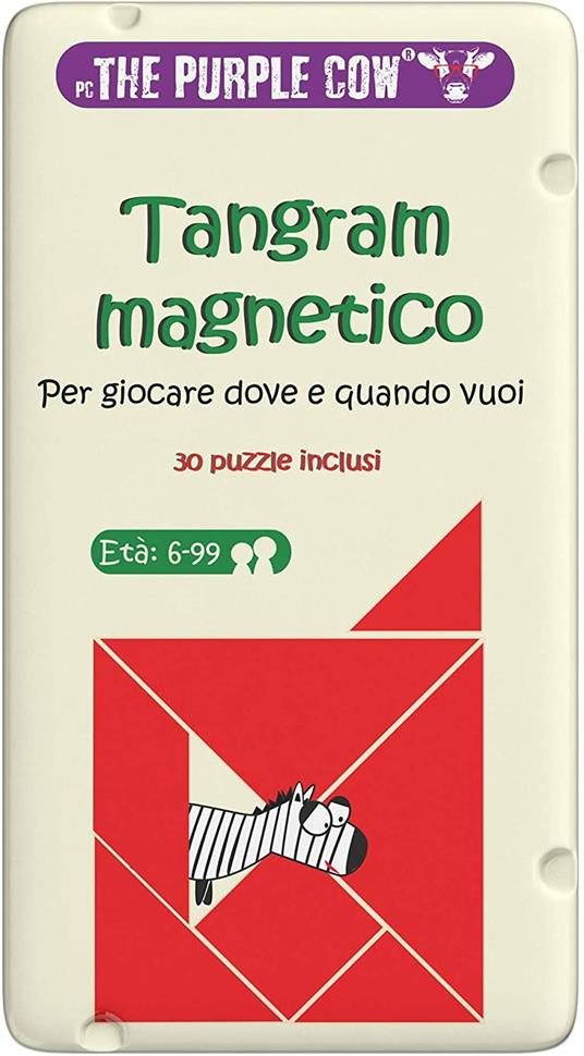 Purple Cow- Tangram Magnetico Gioco, 7290018133019