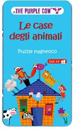 Purple Cow: Le Case Degli Animali - Puzzle Magnetico