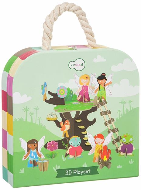 Krooom. Albero Delle Fatine. Playset 3d - 2