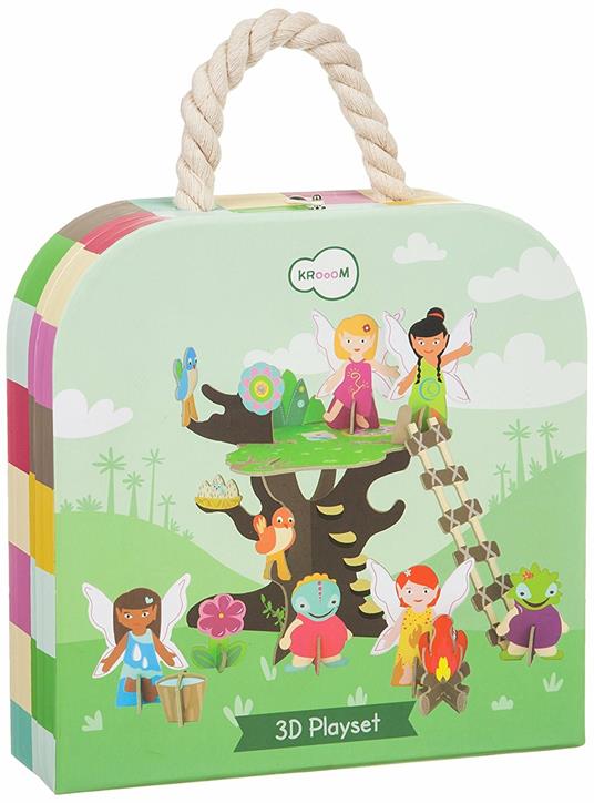Krooom. Albero Delle Fatine. Playset 3d - 2