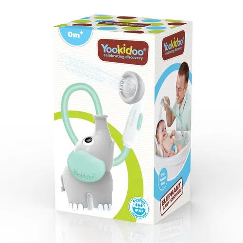 Yookidoo - Elephant Baby Shower - Turquoise - 2