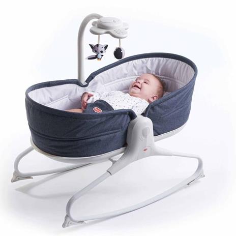 Tiny Love Denim Sdraietta/Lettino per Neonati 3 in 1 Meadow Days