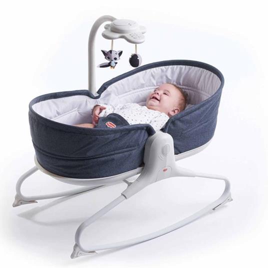 Tiny Love Denim Sdraietta/Lettino per Neonati 3 in 1 Meadow Days