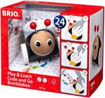 BRIO - Bombo Code&Go!, Ape Trainabile, Gioco Spingi e Cammina Interattivo, Età 12+ Mesi