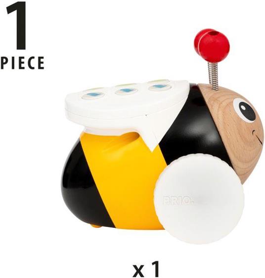 BRIO - Bombo Code&Go!, Ape Trainabile, Gioco Spingi e Cammina Interattivo, Età 12+ Mesi - 3