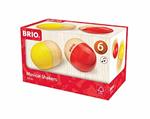 BRIO - Coppia di Sonagli in Legno, Set di Shaker Musicali, Gioco Musicale Educativo, Ergonomico e Sicuro