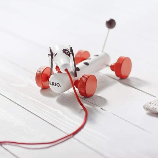 BRIO - Cane Bassotto Versione 60° Anniversario, Gioco Spingi e Cammina in Legno, Età 12+ Mesi - 4