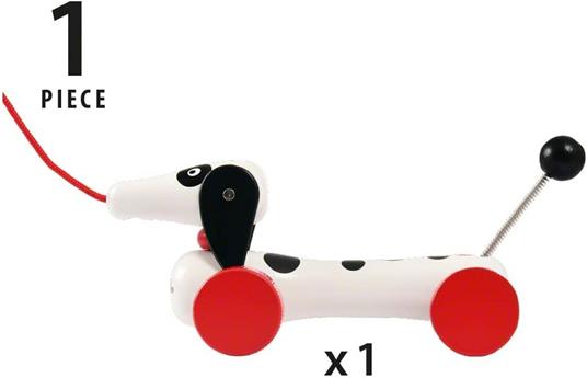 BRIO - Cane Bassotto Versione 60° Anniversario, Gioco Spingi e Cammina in Legno, Età 12+ Mesi - 5