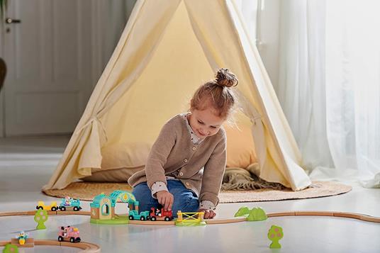 BRIO - Treno Disney Paperino e Paperina, Veicoli per Pista Trenino BRIO, 4 Pezzi, Età 3+ Anni - 7