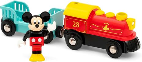BRIO - Disney Treno a Batterie Topolino, Veicoli Trenino BRIO, 3 Pezzi, Età 3+ Anni - 3