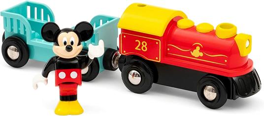 BRIO - Disney Treno a Batterie Topolino, Veicoli Trenino BRIO, 3 Pezzi, Età 3+ Anni - 3