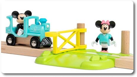 BRIO - Set Ferrovia Disney con Topolino, Minnie e Paperino, Pista Trenino BRIO, 18 Pezzi, Età 3+ Anni - 7