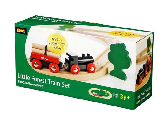 BRIO - Piccolo Set Ferrovia della Foresta, Pista Trenino, 18 Pezzi, Età 24+ Mesi - 3