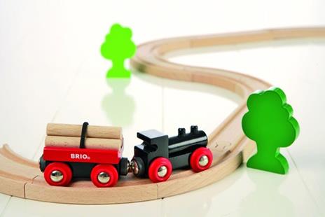 BRIO - Piccolo Set Ferrovia della Foresta, Pista Trenino, 18 Pezzi, Età 24+ Mesi - 7
