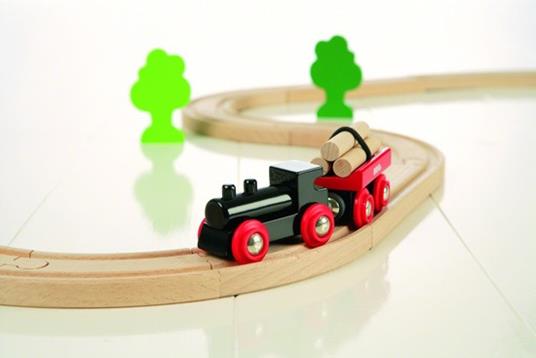 BRIO - Piccolo Set Ferrovia della Foresta, Pista Trenino, 18 Pezzi, Età 24+ Mesi - 8