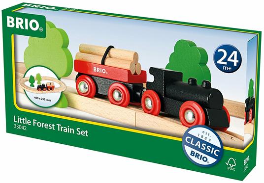 BRIO - Piccolo Set Ferrovia della Foresta, Pista Trenino, 18 Pezzi, Età 24+ Mesi - 14