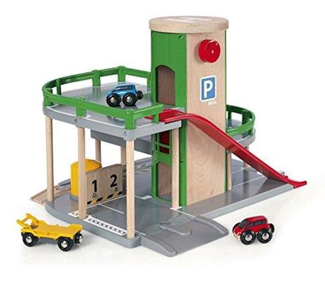 BRIO WORLD - Garage e Strada, Accessorio per Pista Trenino BRIO, Set da 2 Pezzi, Età 3+ Anni - 2