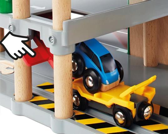 BRIO WORLD - Garage e Strada, Accessorio per Pista Trenino BRIO, Set da 2 Pezzi, Età 3+ Anni - 22