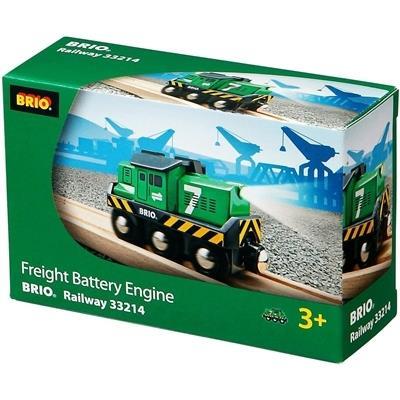 BRIO WORLD - Locomotiva per Treno Merci a Batterie con Faro, Veicoli per Pista Trenino BRIO, Età 3+ Anni - 4