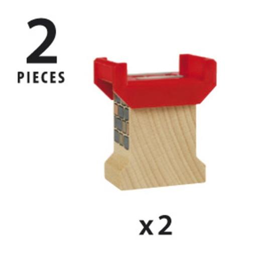 BRIO WORLD - Super Supporti, Accessorio per Pista Trenino BRIO, Set da 2 Pezzi, Età 3+ Anni - 7