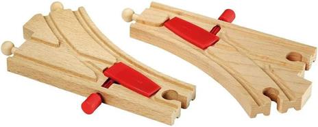 BRIO WORLD - Binari di Scambio Meccanici, Accessori per Pista Trenino BRIO, 2 Pezzi, Età 3+ Anni - 3