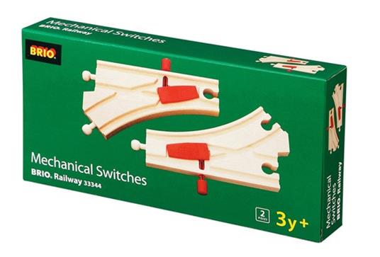 BRIO WORLD - Binari di Scambio Meccanici, Accessori per Pista Trenino BRIO, 2 Pezzi, Età 3+ Anni - 4