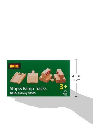 BRIO WORLD - Pacchetto Rampa e Stop, Accessori per Pista Trenino BRIO, 4 Pezzi, Età 3+ Anni - 9