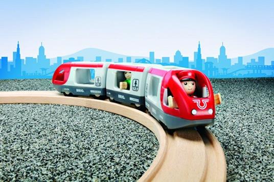 BRIO WORLD - Treno Passeggeri, Veicoli per Pista Trenino BRIO, 5 Pezzi, Età 3+ Anni - 5