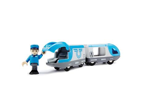 BRIO WORLD - Treno Passeggeri a Batterie, Veicoli per Pista Trenino BRIO, 3 Pezzi, Età 3+ Anni - 22