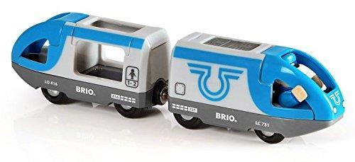 BRIO WORLD - Treno Passeggeri a Batterie, Veicoli per Pista Trenino BRIO, 3 Pezzi, Età 3+ Anni - 6