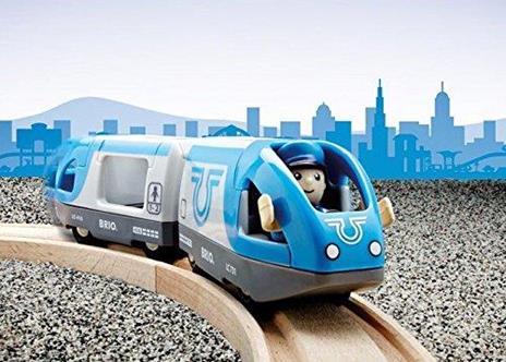 BRIO WORLD - Treno Passeggeri a Batterie, Veicoli per Pista Trenino BRIO, 3 Pezzi, Età 3+ Anni - 7