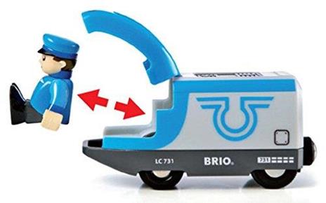 BRIO WORLD - Treno Passeggeri a Batterie, Veicoli per Pista Trenino BRIO, 3 Pezzi, Età 3+ Anni - 12