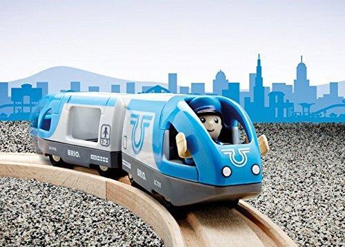 BRIO WORLD - Treno Passeggeri a Batterie, Veicoli per Pista Trenino BRIO, 3 Pezzi, Età 3+ Anni - 8