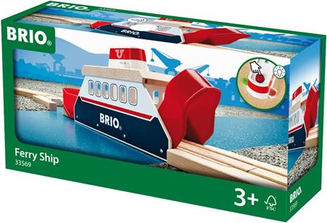 BRIO WORLD - Traghetto con Luci e Suoni, Accessorio per Pista Trenino BRIO, 3 pezzi, Età 3+ Anni - 6