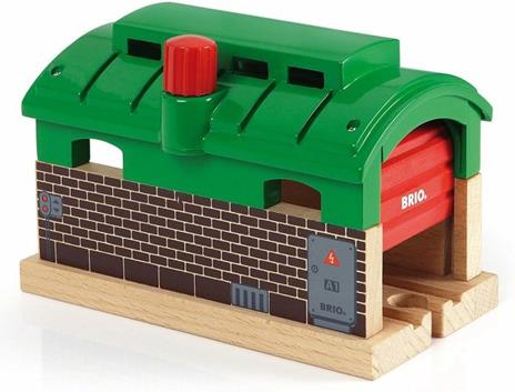 BRIO WORLD - Rimessa dei Treni, Accessorio per Pista Trenino BRIO, Età 3+ Anni - 3