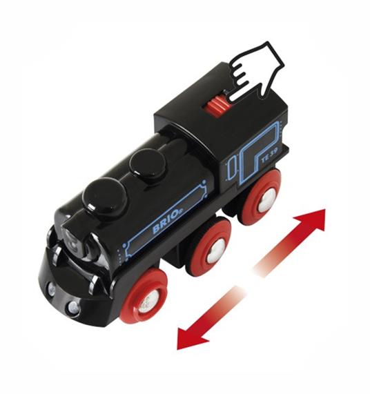 BRIO WORLD - Locomotiva Ricaricabile con cavo USB, Veicoli per Pista Trenino BRIO, Età 3+ Anni - 5