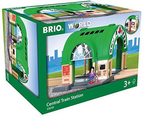 BRIO WORLD - Stazione Centrale, Accessorio per Pista Trenino BRIO, Set da 2 Pezzi, Età 3+ Anni - 5