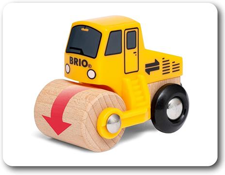 BRIO WORLD - Set di Veicoli da Cantiere, Veicoli Giocattolo in Legno, 5 pezzi, Età 3+ Anni - 5