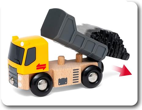 BRIO WORLD - Set di Veicoli da Cantiere, Veicoli Giocattolo in Legno, 5 pezzi, Età 3+ Anni - 6