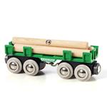 BRIO WORLD - Vagone Portatronchi, Veicoli per Pista Trenino BRIO, Età 3+ Anni