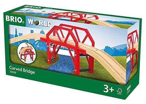 BRIO WORLD - Ponte Ferrovia, Accessorio per Pista Trenino BRIO, Set da 4 Pezzi, Età 3+ Anni - 2