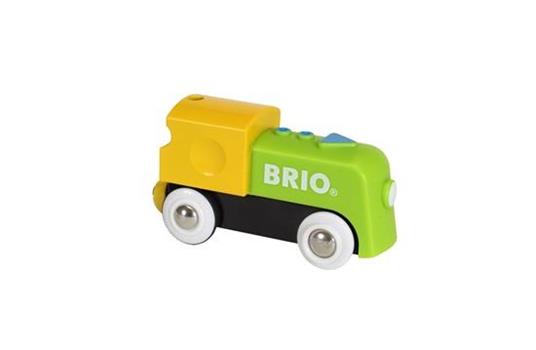 BRIO - La Mia Prima Ferrovia: Locomotiva a Batterie, Veicoli per Pista Trenino BRIO, Età 18+ Mesi - 2