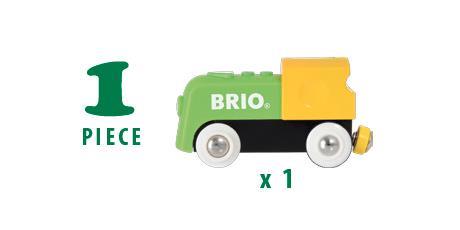 BRIO - La Mia Prima Ferrovia: Locomotiva a Batterie, Veicoli per Pista Trenino BRIO, Età 18+ Mesi - 4