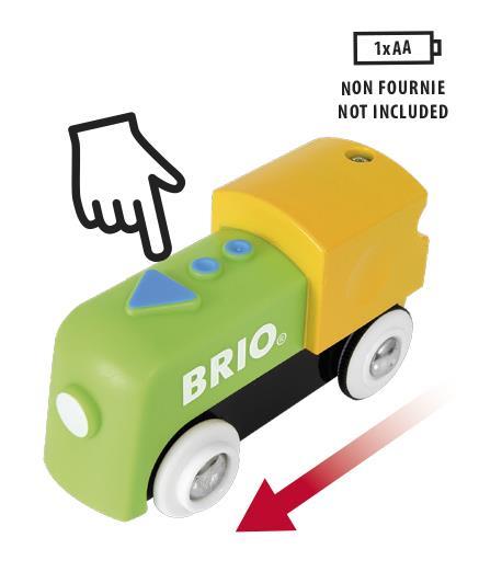 BRIO - La Mia Prima Ferrovia: Locomotiva a Batterie, Veicoli per Pista Trenino BRIO, Età 18+ Mesi - 6