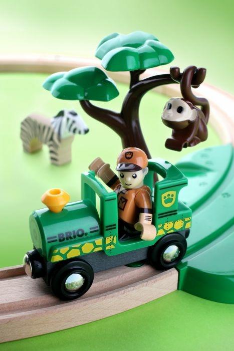 BRIO WORLD -  Starter Set Ferrovia Safari, Pista Trenino con Accessori, 14 pezzi, Età 3+ Anni - 7